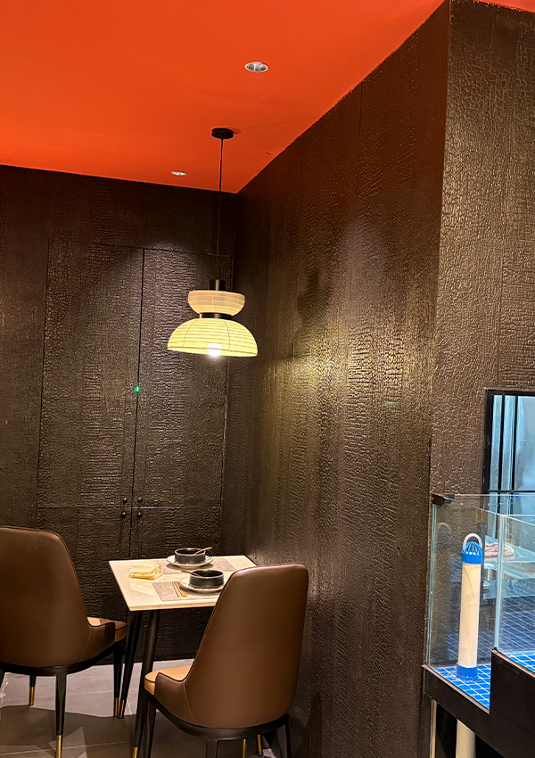 Panneau mural en pierre molle flexible en bois carbonisé