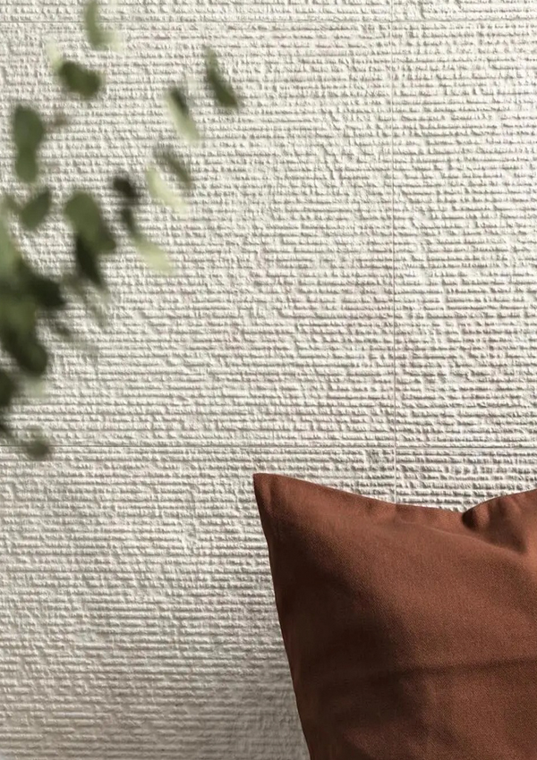 Panneau mural en pierre souple et flexible à motif de tissu déchiqueté