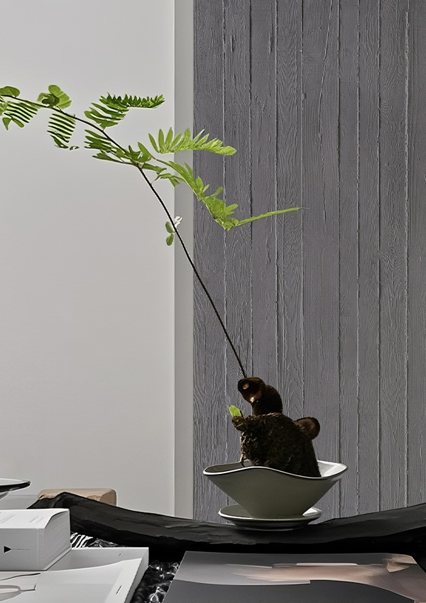 Panneau de coulée en bois, panneau mural en pierre souple et flexible